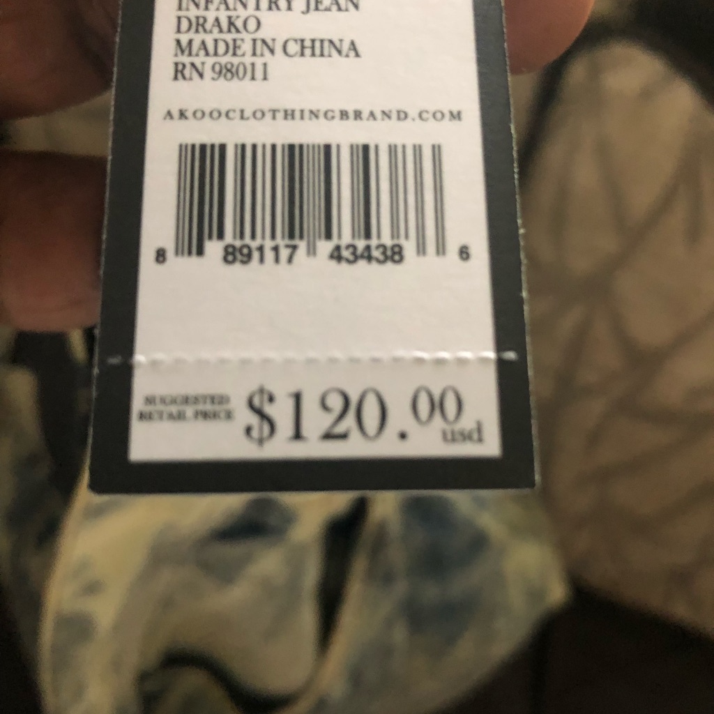 Brand New Akoo Jean Size 42